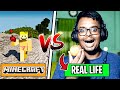 MINECRAFT vs REAL LIFE - (Minecraft in Real Life )  But I do everything in REAL LIFE Part 2