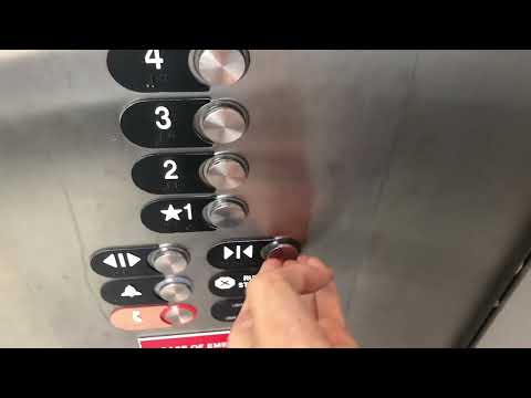 WEIRD Schindler 330A (OTIS mod) Hydraulic Elevators | Kaiser Permanente Garage | Walnut Creek, CA