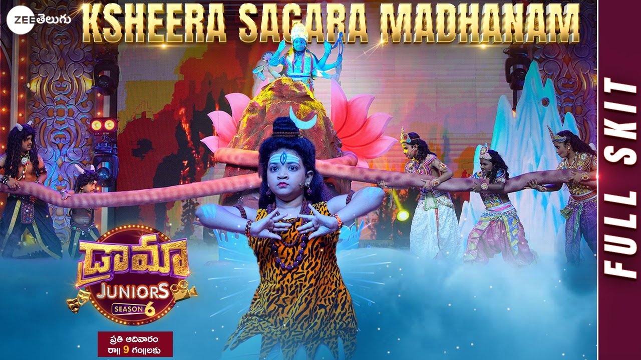 Ksheera Sagara Madhanam Full Skit | Devotional Skit | Drama Junior 6 | #DJ6Skits