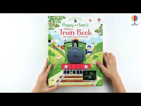 Відео огляд Poppy and Sam's Wind-up Train Book [Usborne]