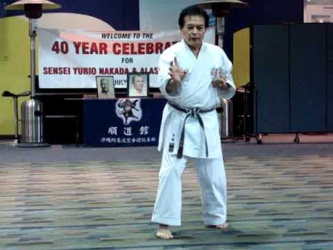Jundokan Kinjo sensei 8dan(Sanseru)