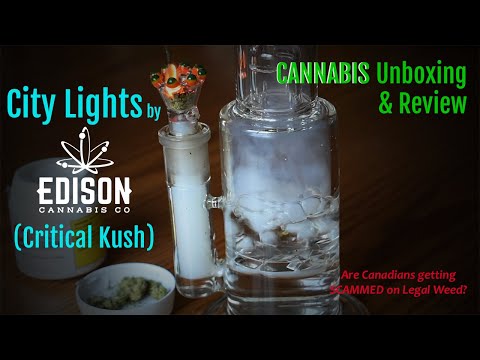 Cannabis Unboxing & Review: City Lights (Critical Kush) - Always weigh your LEGAL WEED!