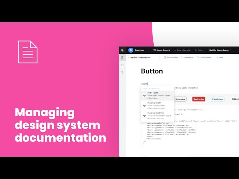 Managing design system documentation | Supernova.io