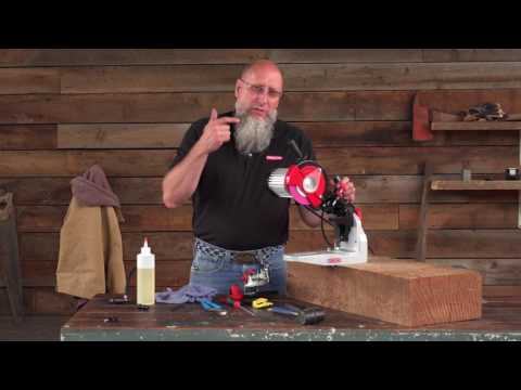 Technical Tips- 620-120 Chain Grinder Maintenance (Oregon chainsaw sharpener)