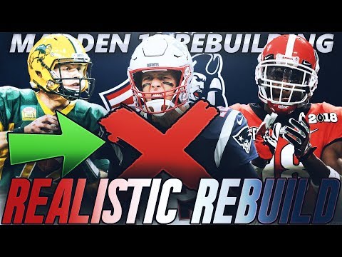New England Patriots Realistic Rebuild | Easton Stick is the Next Tom Brady! Madden 19 Franchise