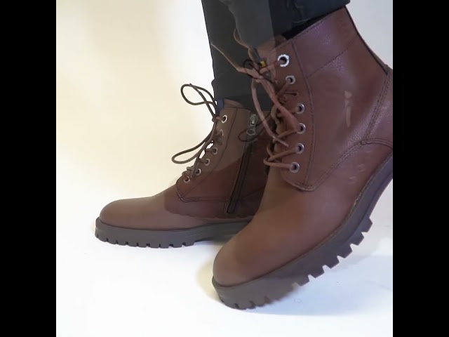 Vídeo relacionado con JACK & JONES Jfwqueensway - Botines con cordones para hombre, ocre, 46 EU