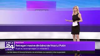 Rușii retrag miliarde din bănci din cauza temerilor legate de război și de confiscarea depozitelor