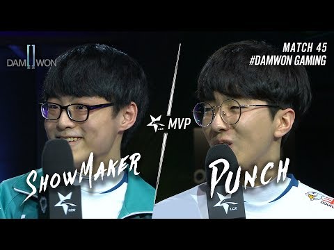 Interview with ShowMaker + Punch [2019 LCK SPRING] 02.22 Match45 HLE vs DWG