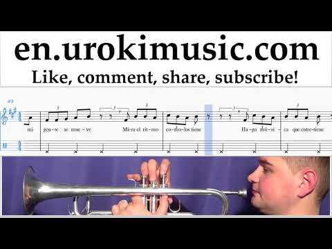 How to Play Trumpet J. Balvin, Willy William - Mi Gente Tabs Part#2 um-i352