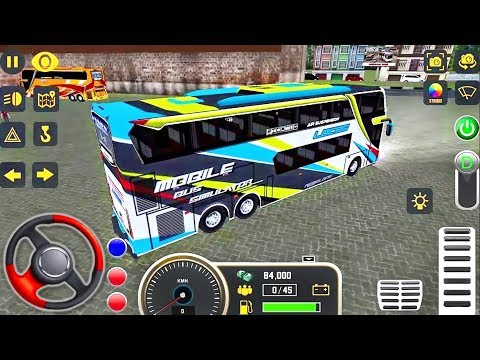 Offroad Uphill Drive Bus Simulator 2 - Coach Tourist Transport Driving - Android GamePlay