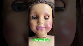 🧌Finally going to the Doll hospital!🏥 #ChrisMaxwell #Hospital #AmericanGirl #Creepy #doll ￼￼￼