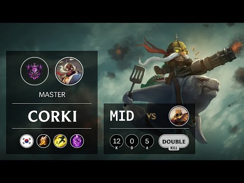 Corki Mid vs Azir - KR Master Patch 9.13