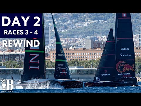 Teams On Match Point | Louis Vuitton Cup Semi Final Day 2 | America's Cup 37th Highlights Rewind