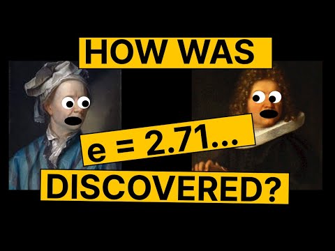 The history of Euler's number e in 3 minutes! #mathfacts