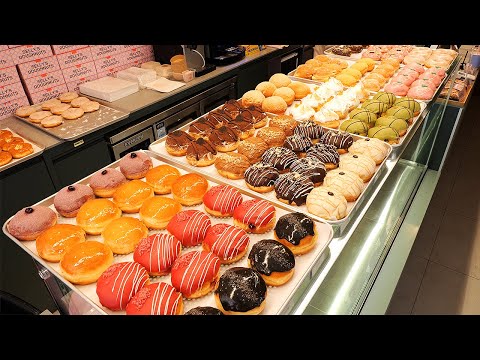 매일완판! 신촌 핫플레이스 20가지 수제 도넛 / incredible homemade 20 kinds of doughnuts / korean street food