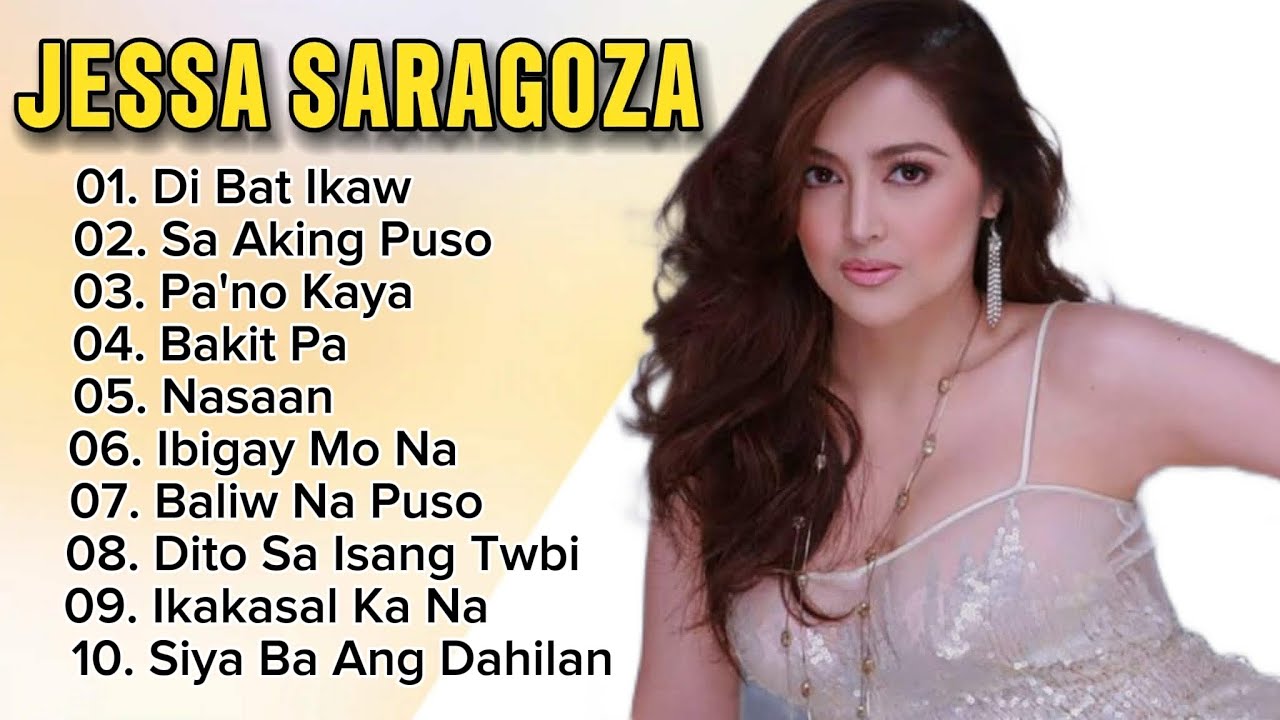 JESSA SARAGOZA BEST OPM TAGALOG LOVESONG PLAYLIST 