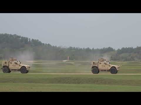 U.S. Army Conducts Live Machine Gun Exercise for deployment operations