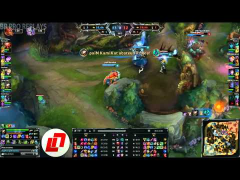 #320 Highlights paiN Kami   Mid  Kog'Maw vs Ahri   BR Challenger 1144 PDL