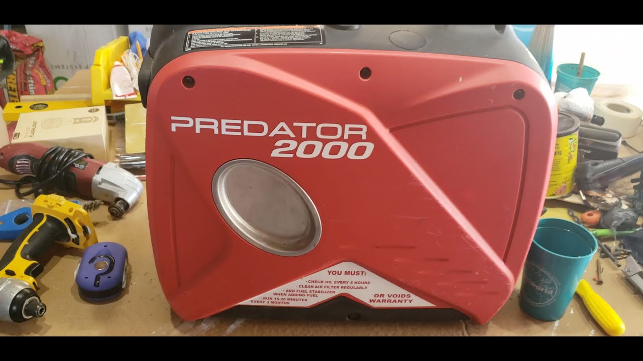 Cómo hacerle cambio de aceite a generador de corriente Predator 2000 de Harbor Freight .