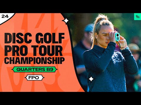 2024 Disc Golf Pro Tour Championship | FPO R2B9 | Tattar, Salonen, Handley, Scoggins | JomezPro