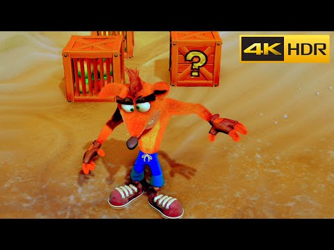 Crash Bandicoot N. Sane Trilogy 4K HDR Gameplay - The game that revived the saga