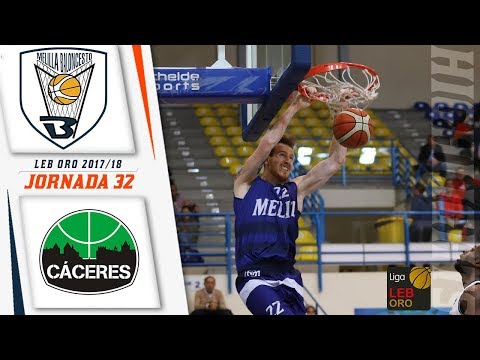 HIGHLIGHTS | Club Melilla Baloncesto - Cáceres P. de la Humanidad (ORO 1718 - J32)