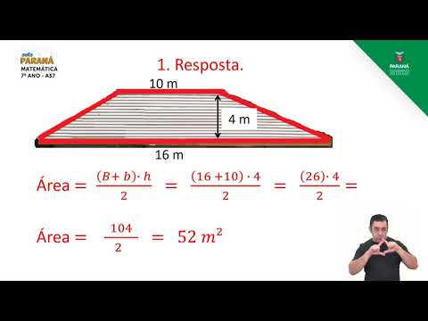 7º Ano | Matemática | Aula 37 - Área do Trapézio e Losango