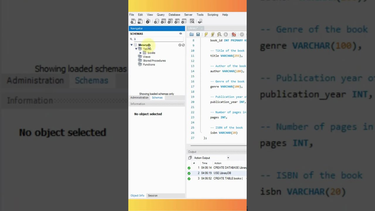 Quick MySQL Setup for Library Management! Create DB & Tables Fast