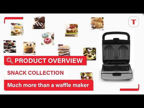 Keptuvo plokštelės Tefal XA800512 (Nr.5 Vafliai) video