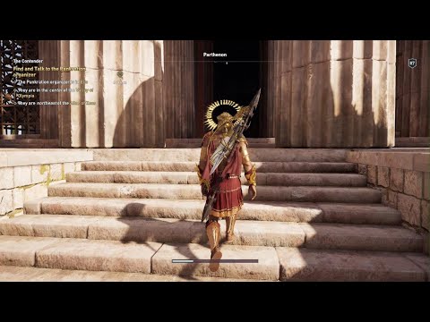 AC ODYSSEY exploring the Parthenon