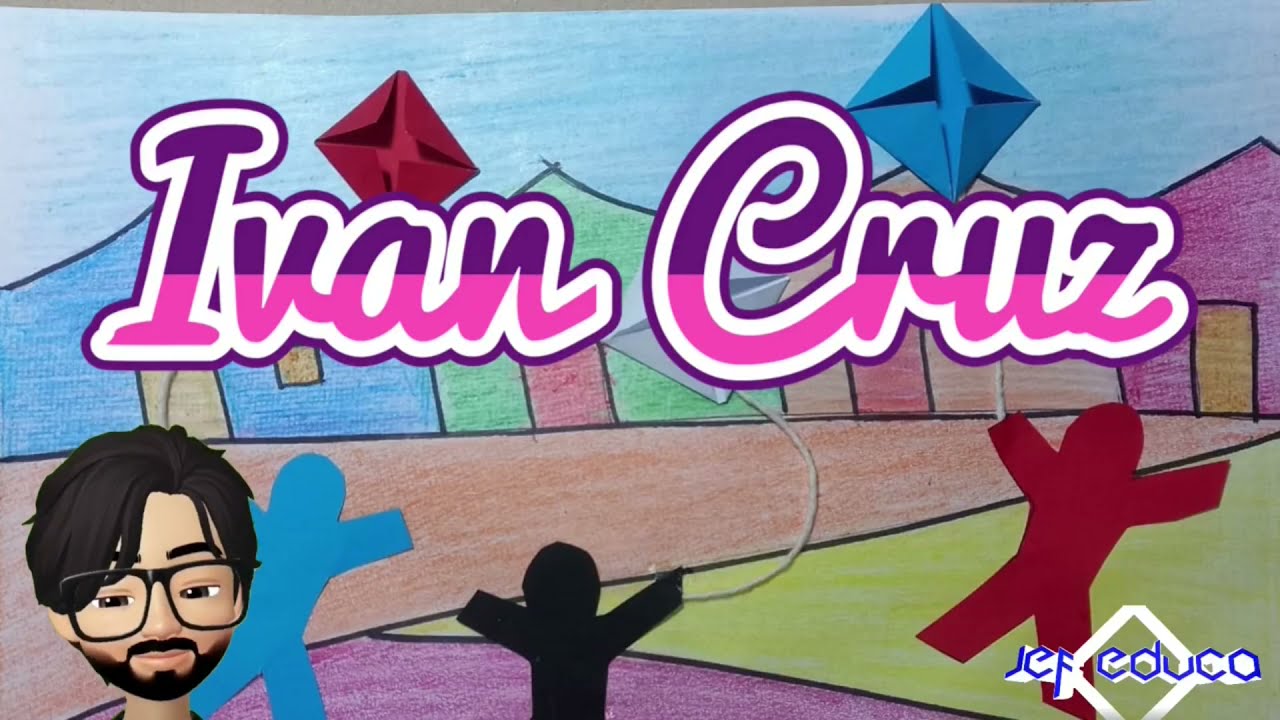 O segredo das brincadeiras de criança do artista Ivan Cruz com LINK DE IMAGENS DO MESMO PARA COLORIR