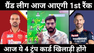 Punjab Kings vs Royal Challengers Bangalore dream11 Team  || RCB vs PBKS dream11 prediction