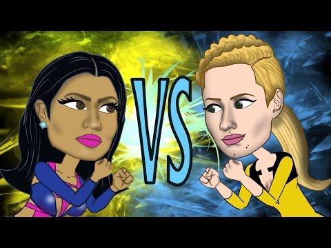 Nicki Minaj vs. Iggy Azalea Fight (HHB) Celebrity Death Match