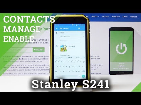 How to Personalize Contacts in Stanley S241 - Add Photo to Contact