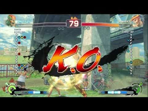 GamerBee [Adon] vs conte [Dhalsim] SSF4 Japanese Online Ranked Matches - TRUE-HD