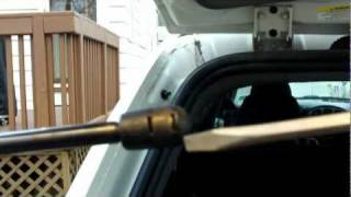 dodge caravan stuck liftgate or hard to open DIY fix