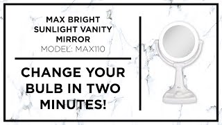 Product video: Zadro Max Bright Sunlight Vanity Mirror 10X/1X