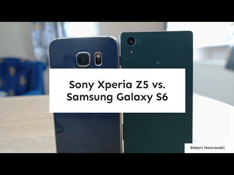 Sony Xperia Z5 vs. Samsung Galaxy S6 Porównanie PL | Robert Nawrowski Video