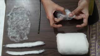 How To Make Cotton Sliver For Spinning Yarn - Tutorial #1