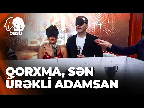 İki Başlı – Tunar Rəhmanoğlu və Günel Zeynalova gözləri bağlı halda heyvanları tapmağa çalışdı