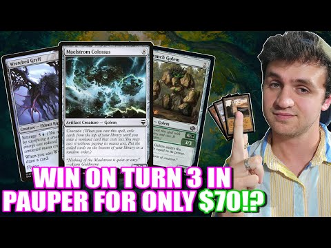 UNBOXING $70 Mono Green Tron For Pauper! Deck Tech for Magic: The Gathering