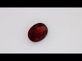 Spessartite Garnet, oval cut, 5.87 ct Video 1