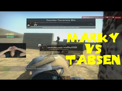CS:GO - maRky vs. tabseN [1on1 aim map]