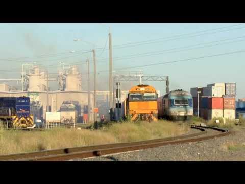 Freight Train Meets The XPT At Dynon - PoathTV Trains in Australia
