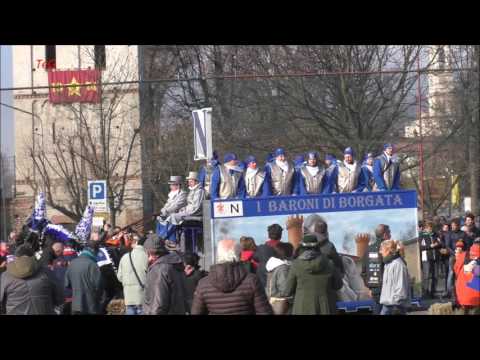 I Baroni di Borgata carro da getto - Carnevale Ivrea 2017