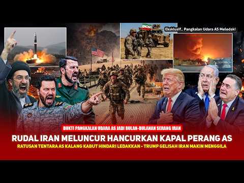 AMERIKA DIKEPUNG MAUT! Trump panik Rudal Iran tak henti meluncur, Ratusan Tentara AS pilih mundur