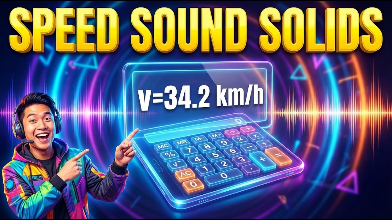 Speed Sound Solids Interactive Calculator