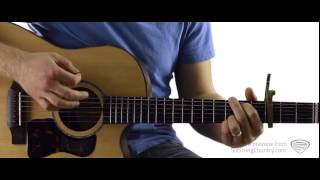 Kiss Me In The Dark - Guitar Lesson and Tutorial - Randy Rogers Band