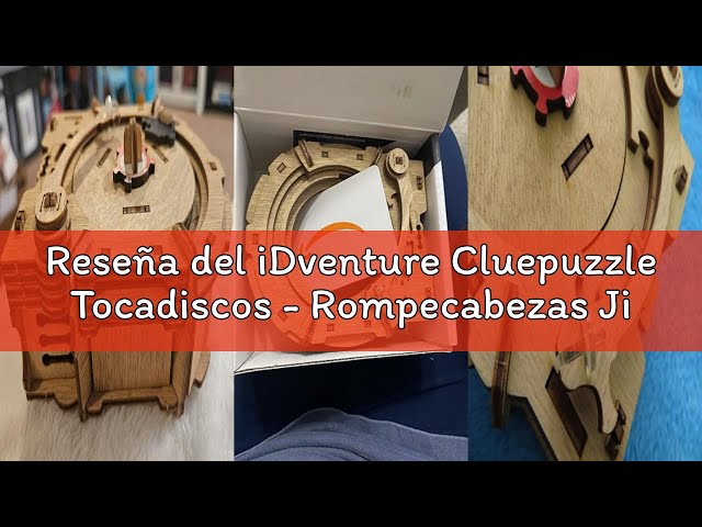 Vídeo relacionado con iDventure Cluepuzzle Tocadiscos - Rompecabezas Jigsaw y Juego de Escape Room - Caja Misteriosa y Puzzle 3D de Madera - Regalos Originales - Caja Secreta Japonesa
