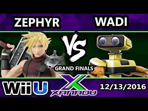 S@X 180 - Zephyr (Cloud) Vs. SS | Wadi (ROB) - SSB4 Grand Finals - Smash for Wii U - Smash 4